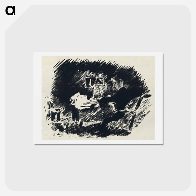 アートポストカード-The Raven - エドゥアール マネ Postcard.