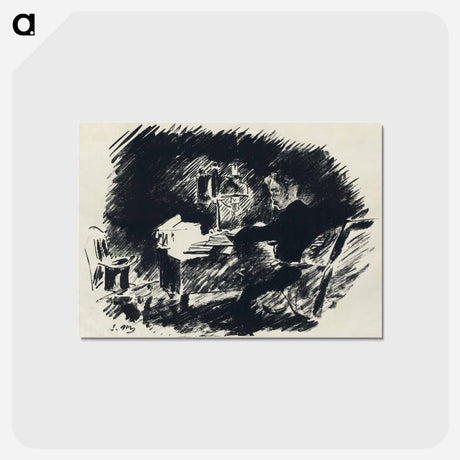 アートポストカード-The Raven - エドゥアール マネ Postcard.