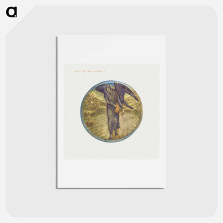 アートポストカード-Most Bitter Moonseed from The Flower Book - エドワード バーン ジョーンズ Postcard.