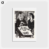 アートポストカード-Old and Young Woman - エルンスト ルートヴィヒ キルヒナー Postcard.