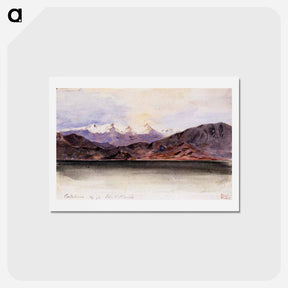 アートポストカード-The Coast of Spain at Salabrena - ウジェーヌ ドラクロワ Postcard.