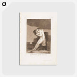 アートポストカード-Love and Death - フランシスコ デ ゴヤ Postcard.