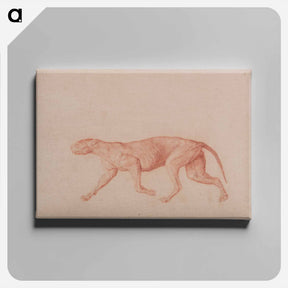 アートパネル-Leopard Body, Lateral View
 - ジョージ スタッブス Canvas.