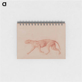 アートメモ帳-Leopard Body, Lateral View
 - ジョージ スタッブス Memo.