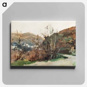 アートパネル-Spanish Landscape - ジョン シンガー サージェント Canvas.