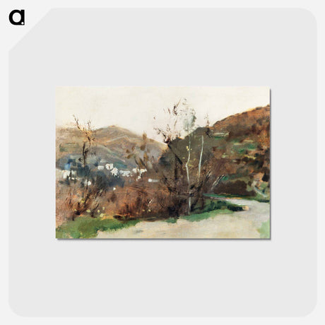 アートポストカード-Spanish Landscape - ジョン シンガー サージェント Postcard.