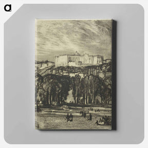 アートパネル-The Royal Palace, Madrid
 - ジョセフ ペネル Canvas.