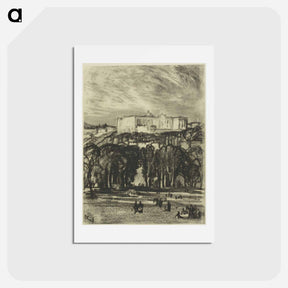 アートポストカード-The Royal Palace, Madrid
 - ジョセフ ペネル Postcard.