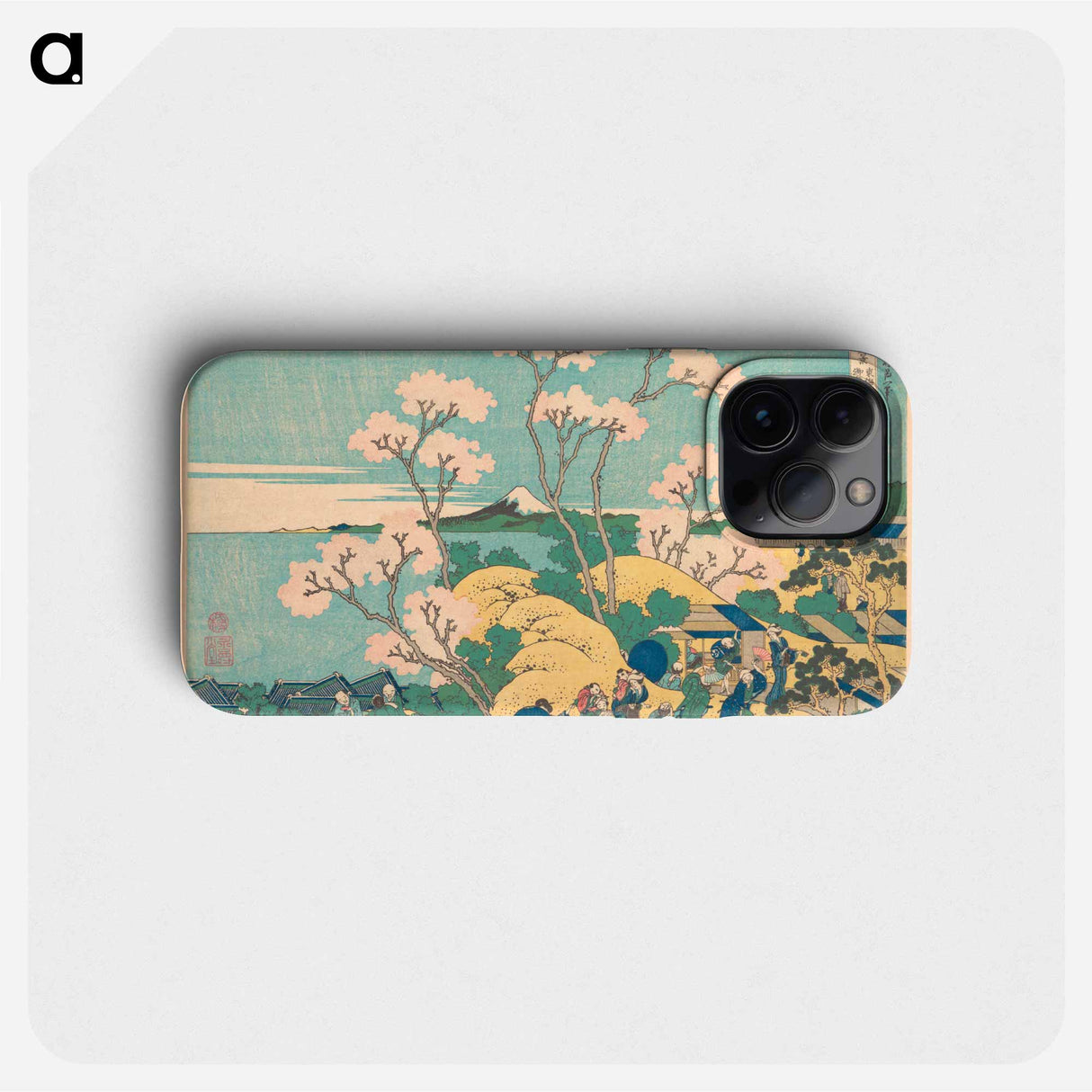 Mount Fuji from Gotenyama on the Tokyo coast at Shinagawa - Katsushika Hokusai Phone Case.