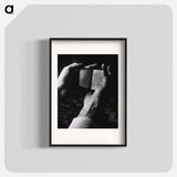 アートポスター-Smallest Book, Archive Photograph
 - 国立医学図書館 Poster.