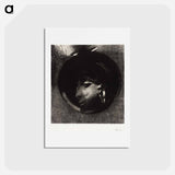 アートポストカード-Cellule Auriculaire - オディロン ルドン Postcard.