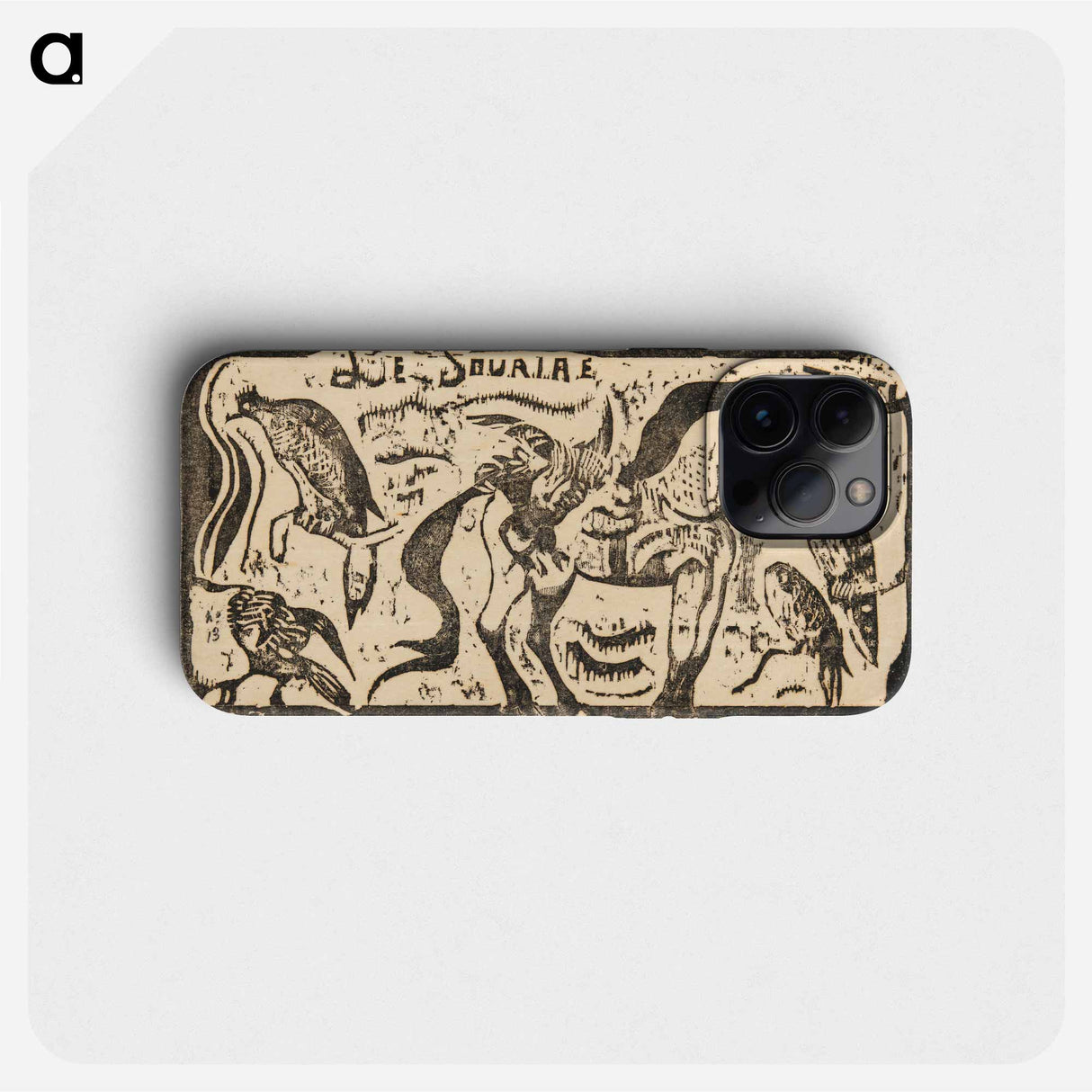 A Horse and Birds - ポール ゴーギャン Phone Case.