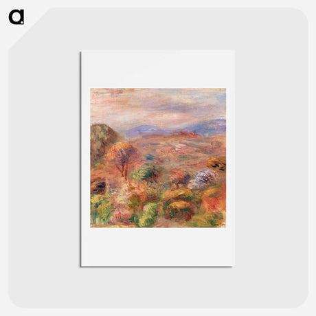 アートポストカード-Landscape (Paysage) - ピエール オーギュスト ルノワール Postcard.