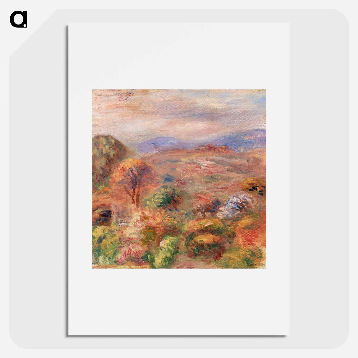 Landscape (Paysage) - Pierre-Auguste Renoir Poster.