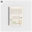 アートメモ帳-House Fly, Lavender Cotton, and Money Plant from Mira Calligraphiae Monumenta
 - 書道のお手本 Memo.