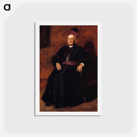 アートポストカード-Archbishop William Henry Elder - トーマス エイキンズ Postcard.