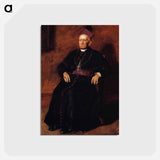 アートポストカード-Archbishop William Henry Elder - トーマス エイキンズ Postcard.