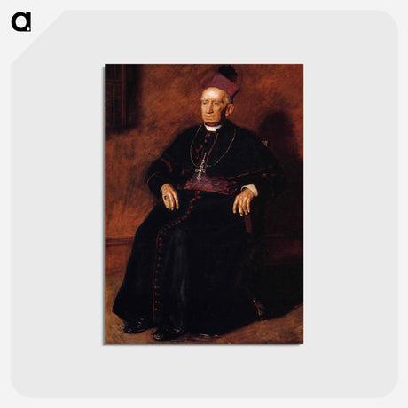 アートポストカード-Archbishop William Henry Elder - トーマス エイキンズ Postcard.