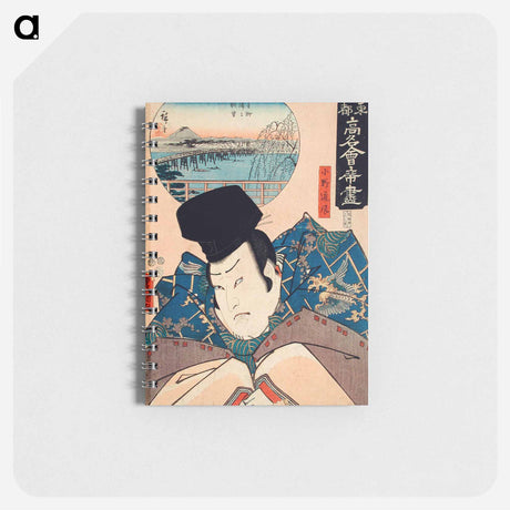 アートメモ帳-View from the Upper Floor of the Aoyagi Restaurant: Ono no Michikaze
 - 歌川 国貞 Memo.