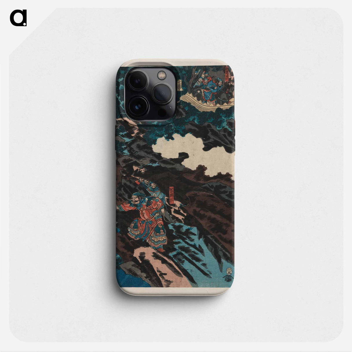 Gentoku uma o odorashite tankei o koeru zu - 歌川 国芳 Phone Case.