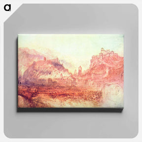 アートパネル-South of Bellinzona - ウィリアム ターナー Canvas.