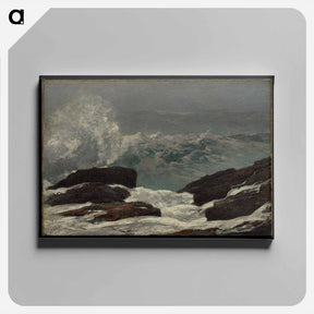 アートパネル-Maine Coast - ウィンスロー ホーマー Canvas.
