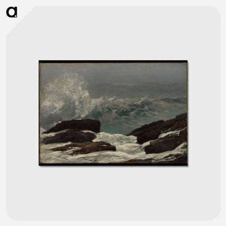 アートポストカード-Maine Coast - ウィンスロー ホーマー Postcard.