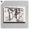 アートパネル-Firewood Carriers
 - イェール大学アートギャラリー Canvas.