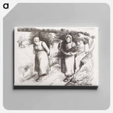 アートパネル-Firewood Carriers
 - イェール大学アートギャラリー Canvas.