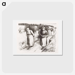 アートポストカード-Firewood Carriers
 - イェール大学アートギャラリー Postcard.