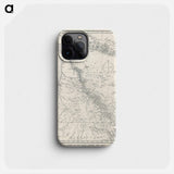 Chart of the Great Barrier Reef Area - アンティーク地図 Phone Case.