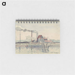 アートメモ帳-Factory on the Oise at Pontoise - カミーユ ピサロ Memo.