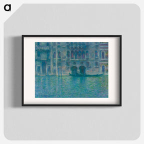 アートポスター-Claude Monet's Palazzo da Mula, Venice - クロード モネ Poster.