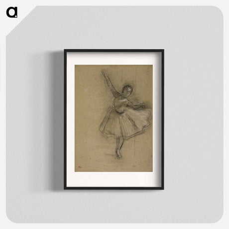 アートポスター-Dancer Turning - エドガー ドガ Poster.