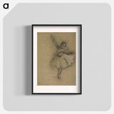 Dancer Turning - エドガー ドガ Poster.