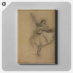 アートパネル-Dancer Turning - エドガー ドガ Canvas.