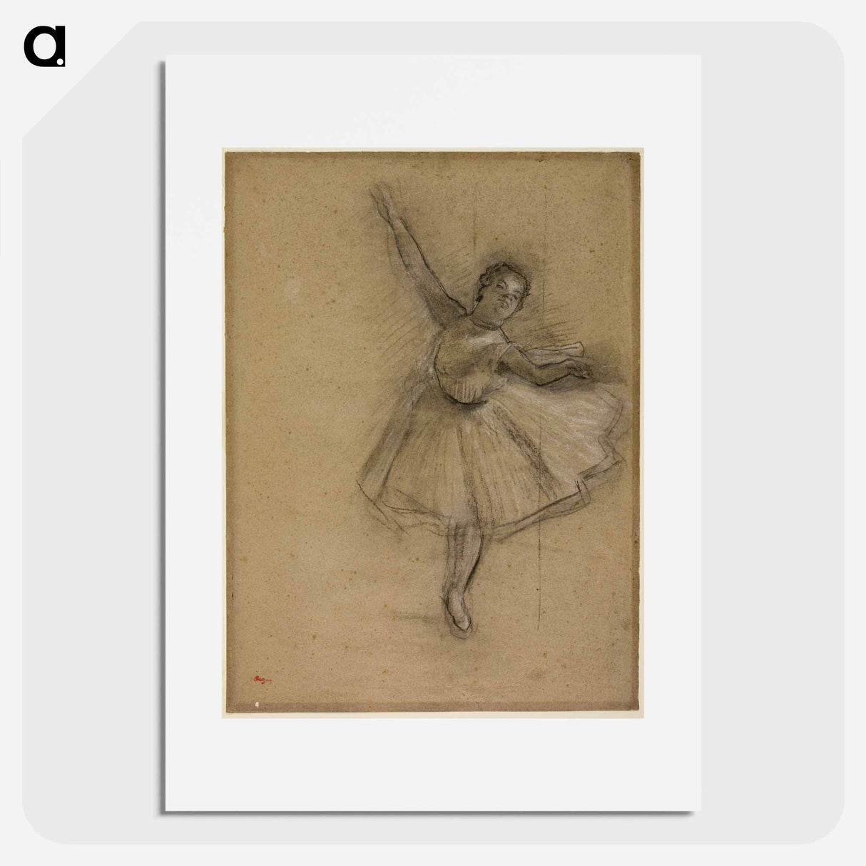 Dancer Turning - Edgar Degas Poster.