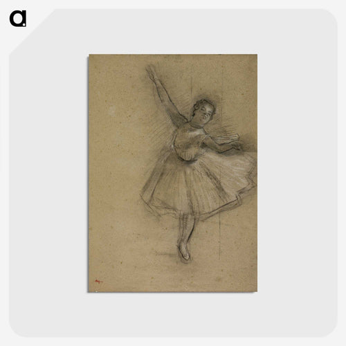 Dancer Turning - エドガー ドガ Postcard.