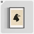 アートポスター-Head of a Raven in Profile, from The Raven (Le Corbeau) by Édouard Manet - エドゥアール マネ Poster.