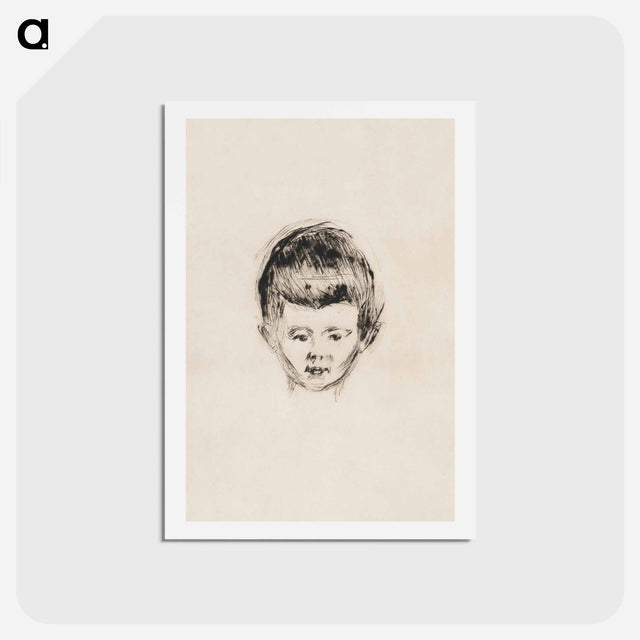 アートポストカード-Andreas Schwarz - エドヴァルド ムンク Postcard.