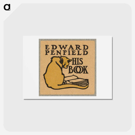 アートポストカード-Edward Penfield His Book - エドワード ペンフィールド Postcard.