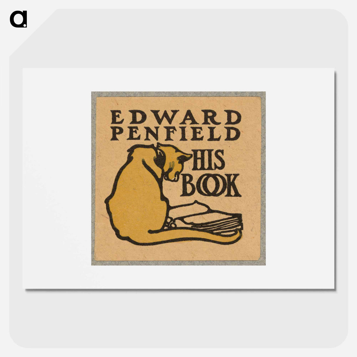 Edward Penfield His Book - Edward Penfield Poster.