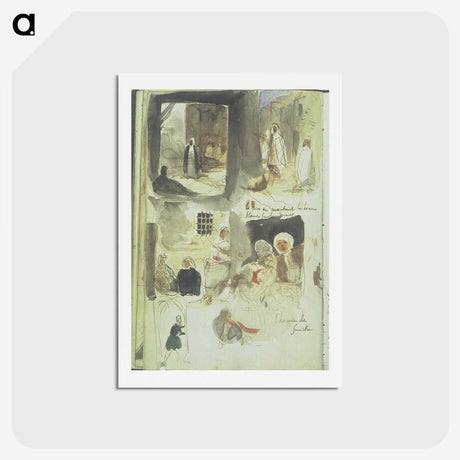 2-67_Eugene-Delacroix_hagaki