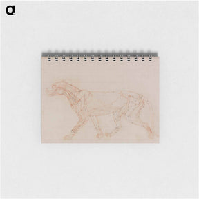 アートメモ帳-Tiger Body, Lateral View
 - ジョージ スタッブス Memo.