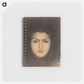 アートメモ帳-Head of a Woman Front - ジョン シンガー サージェント Memo.