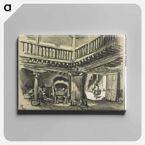 アートパネル-The Inn of Cervantés, Toledo
 - ジョセフ ペネル Canvas.