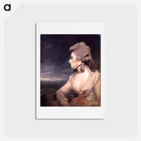 アートポストカード-Mrs. Mary Robinson (Perdita) - ジョシュア レノルズ Postcard.