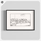 Boys in a class - Julie de Graag Poster.
