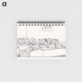 アートメモ帳-Boys in a class - ユリー デ フラーハ Memo.