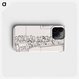 Boys in a class - Julie de Graag Phone Case.